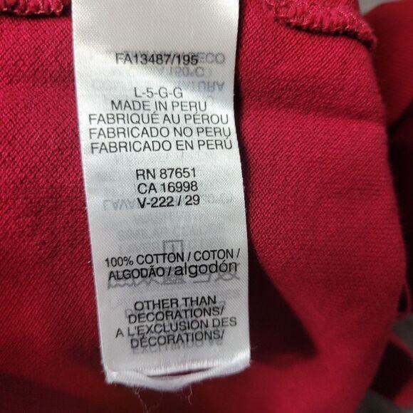 Lacoste Shirt Mens Size 5 Red Short Sleeve Golf Polo Casual - Picture 10 of 11